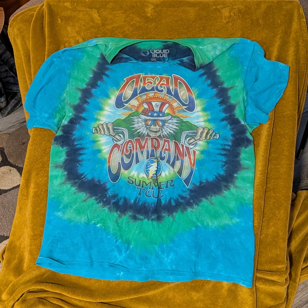 Liquid Blue Tie-Dye Dead & Company Tee